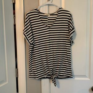 Black and white top
